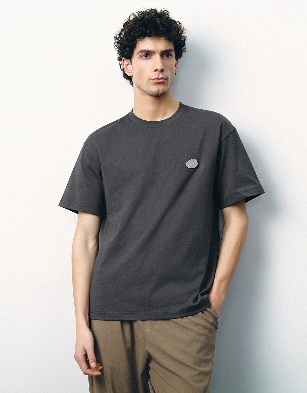 Crew Neck Straight T-Shirt