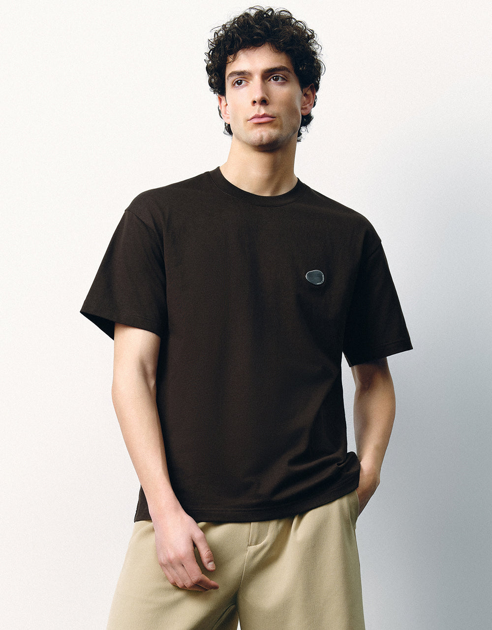 Crew Neck Straight T-Shirt