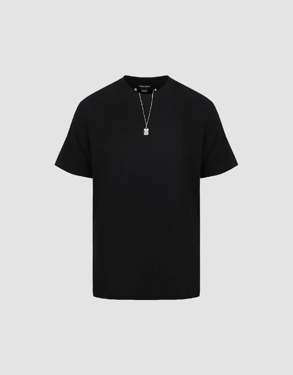 Crew Neck T-Shirt With Necklace