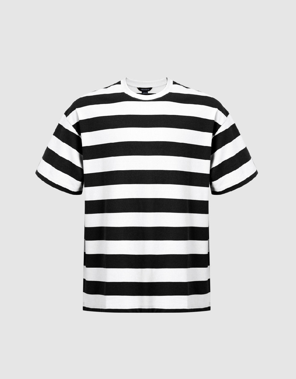 Striped Crew Neck Loose T-Shirt