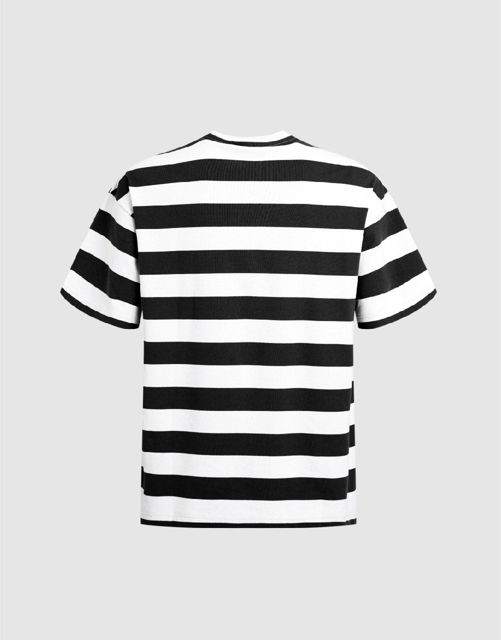 Striped Crew Neck Loose T-Shirt