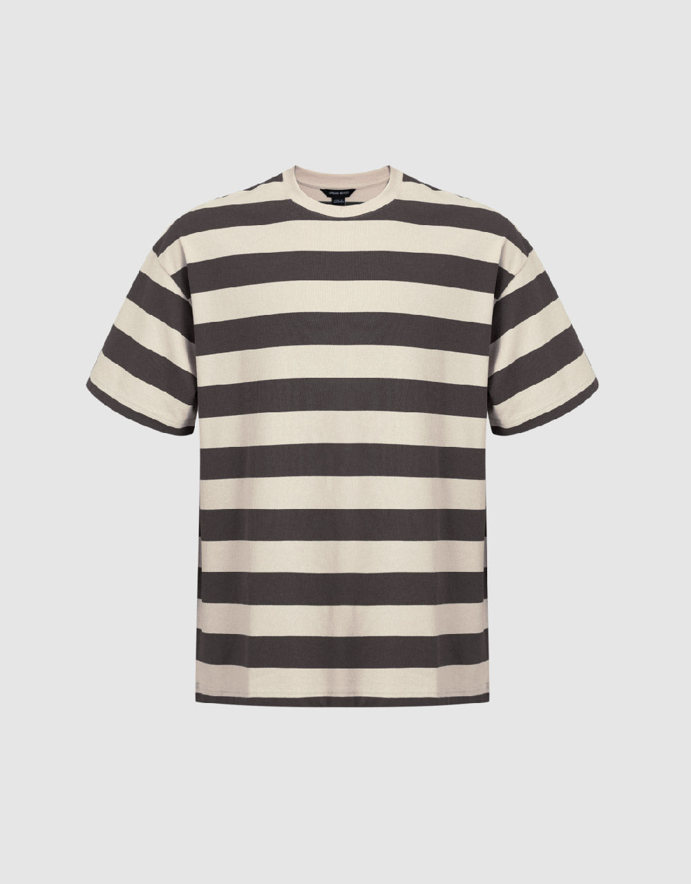 Striped Crew Neck Loose T-Shirt