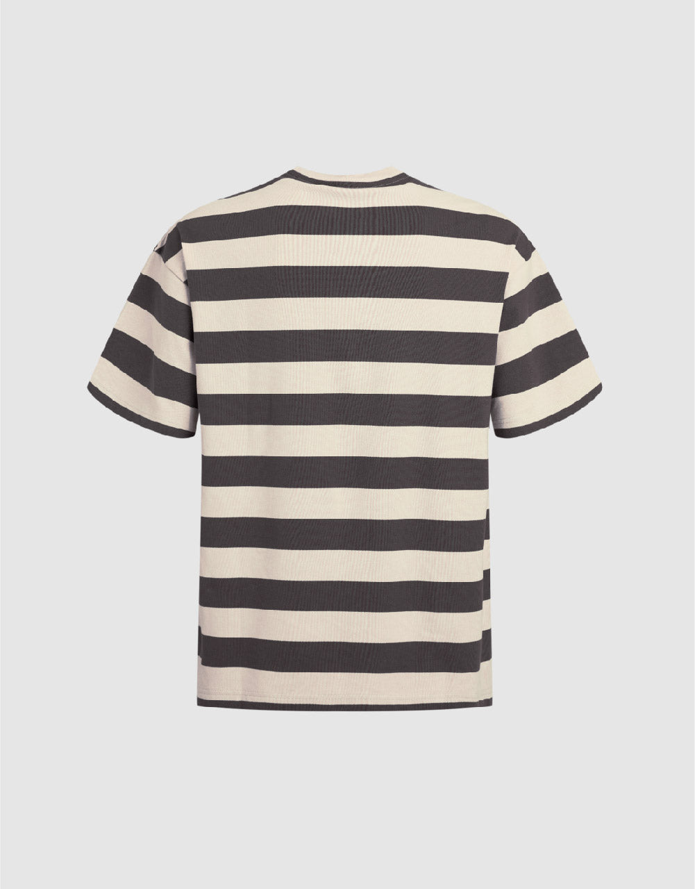 Striped Crew Neck Loose T-Shirt