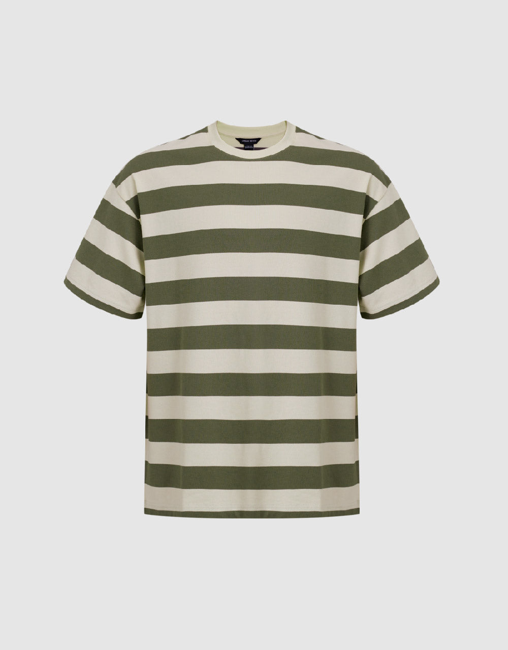 Striped Crew Neck Loose T-Shirt