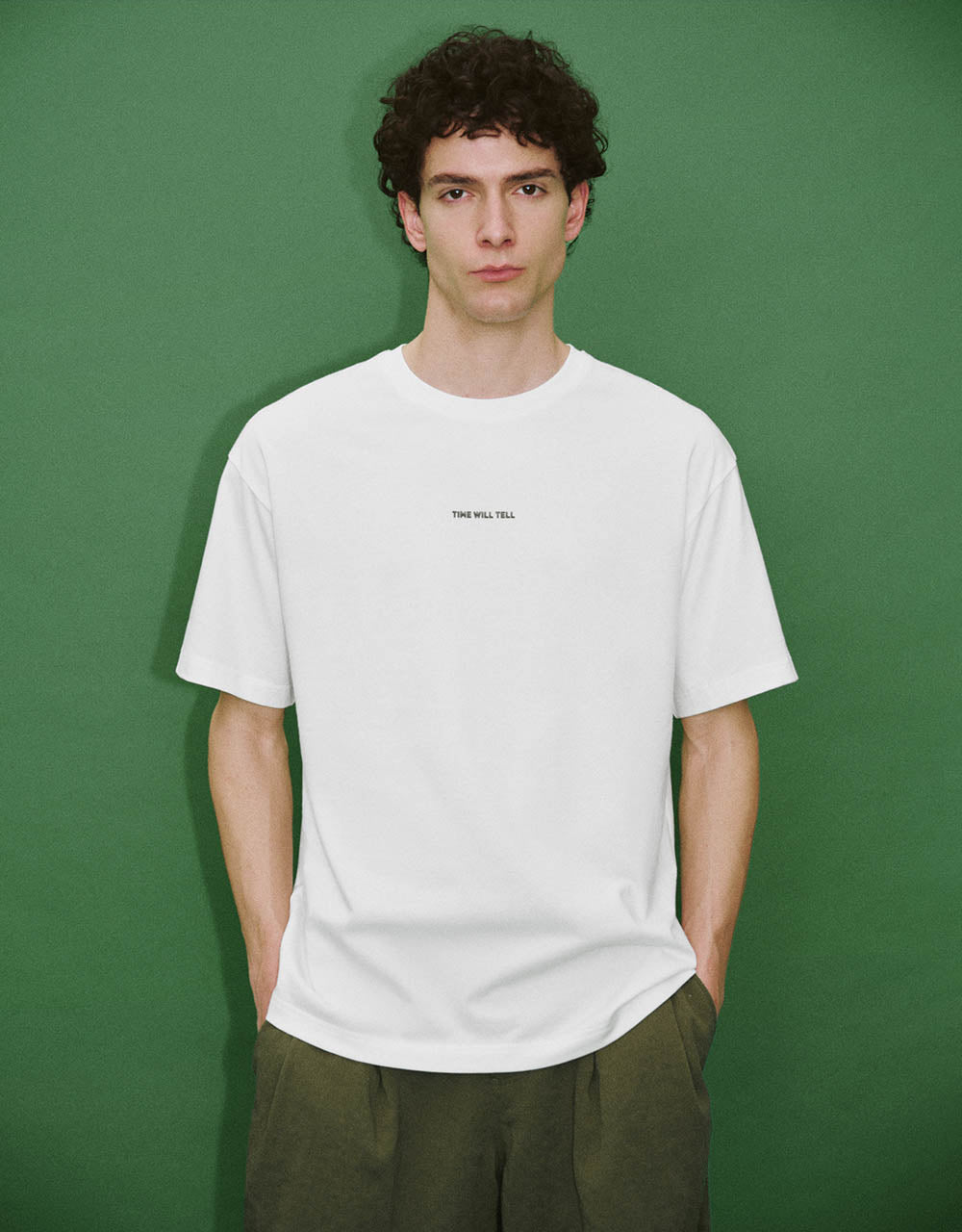 Crew Neck Knitted T-Shirt