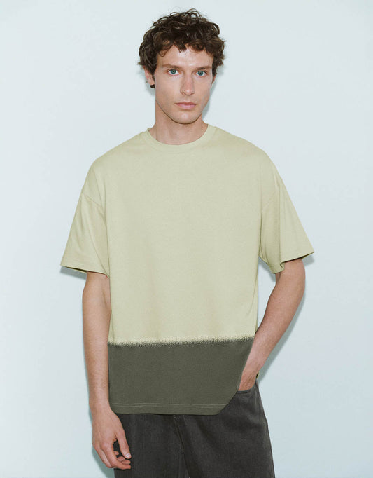 Printed Crew Neck Loose T-Shirt