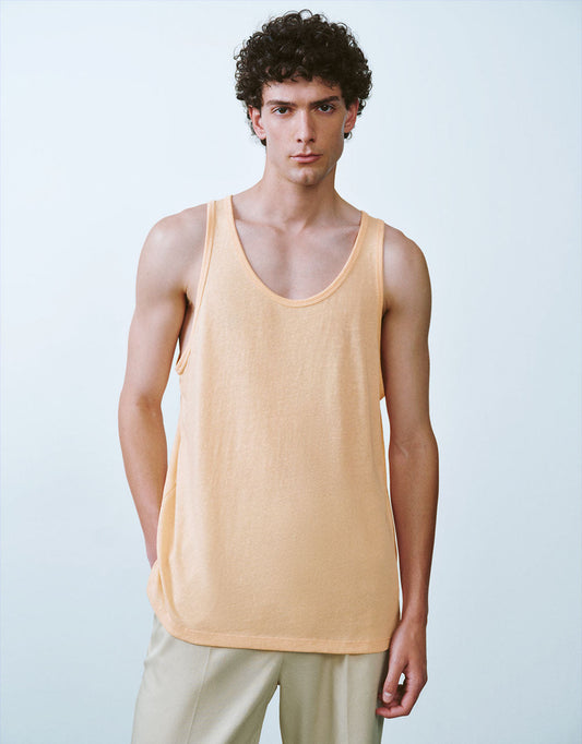 Crew Neck Knitted Tank Top