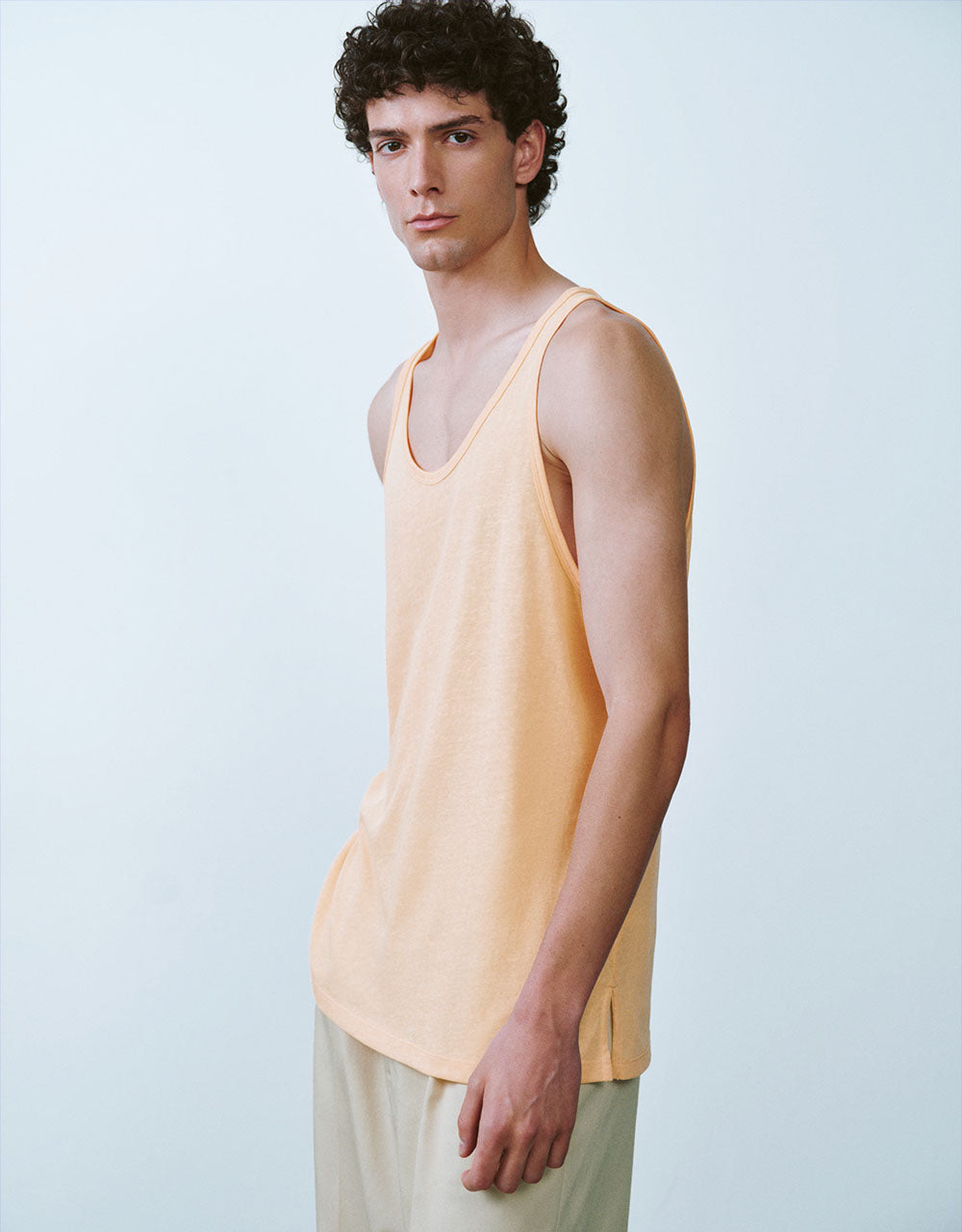 Crew Neck Knitted Tank Top