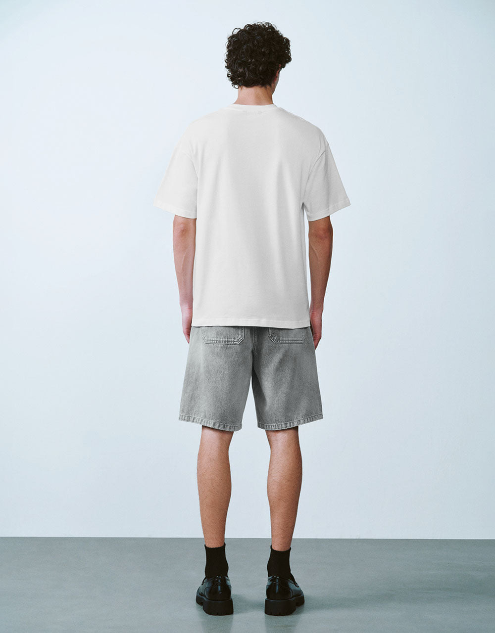 Crew Neck Loose A-Line T-Shirt