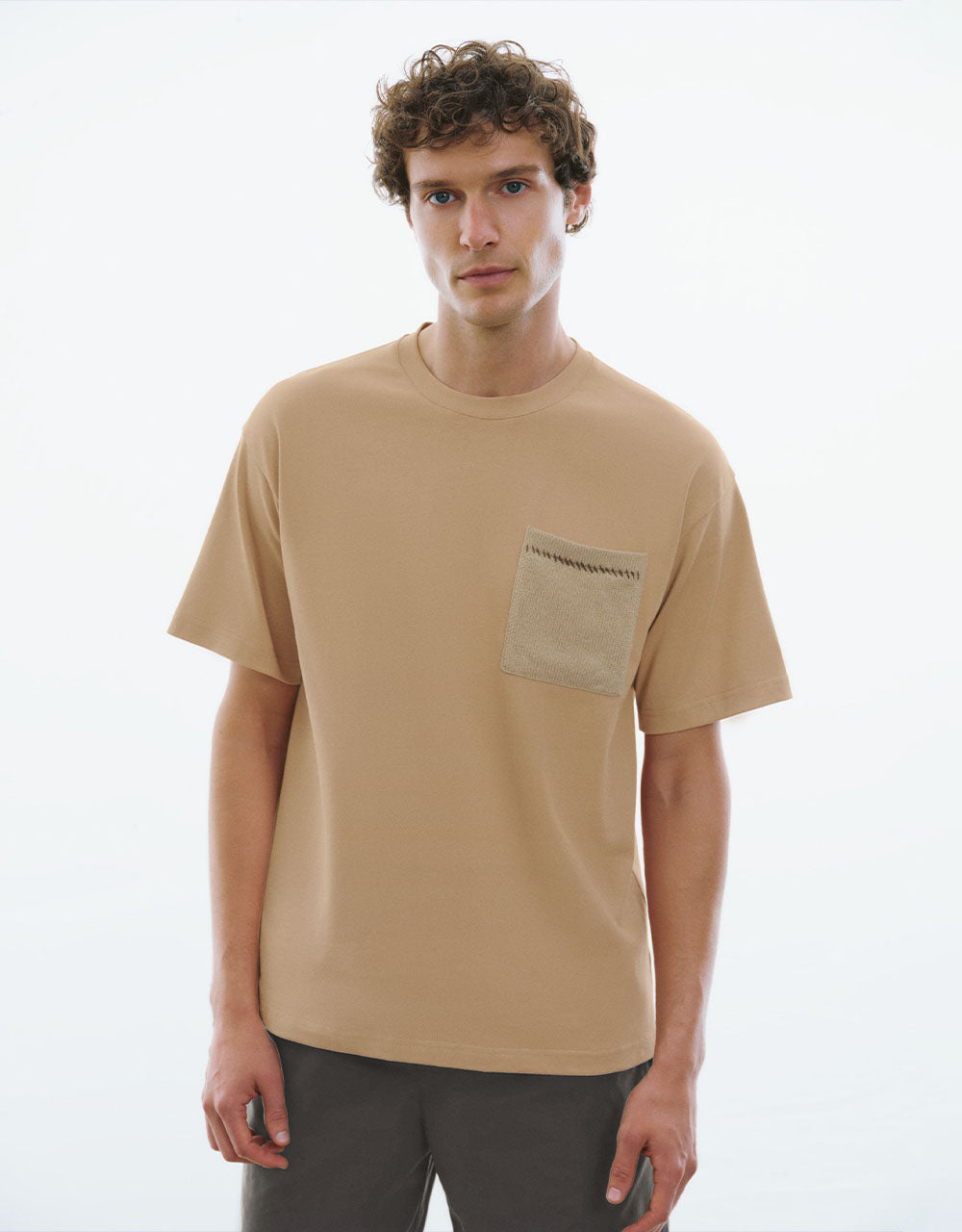 Crew Neck Straight T-Shirt