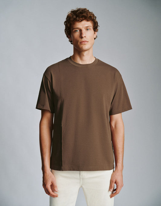 Crew Neck Straight T-Shirt