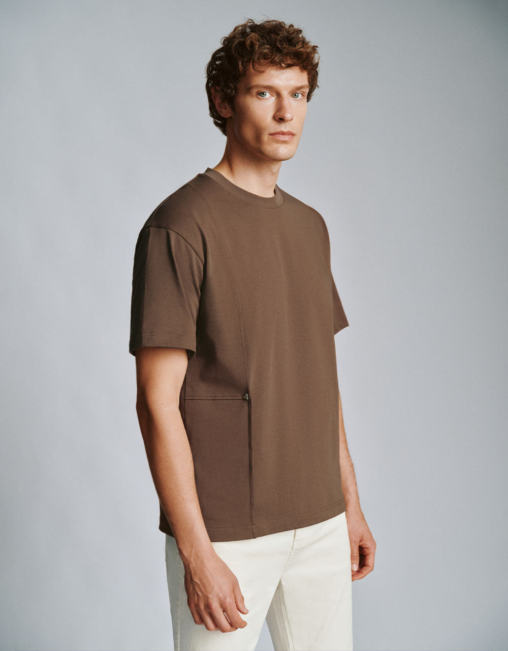 Crew Neck Straight T-Shirt