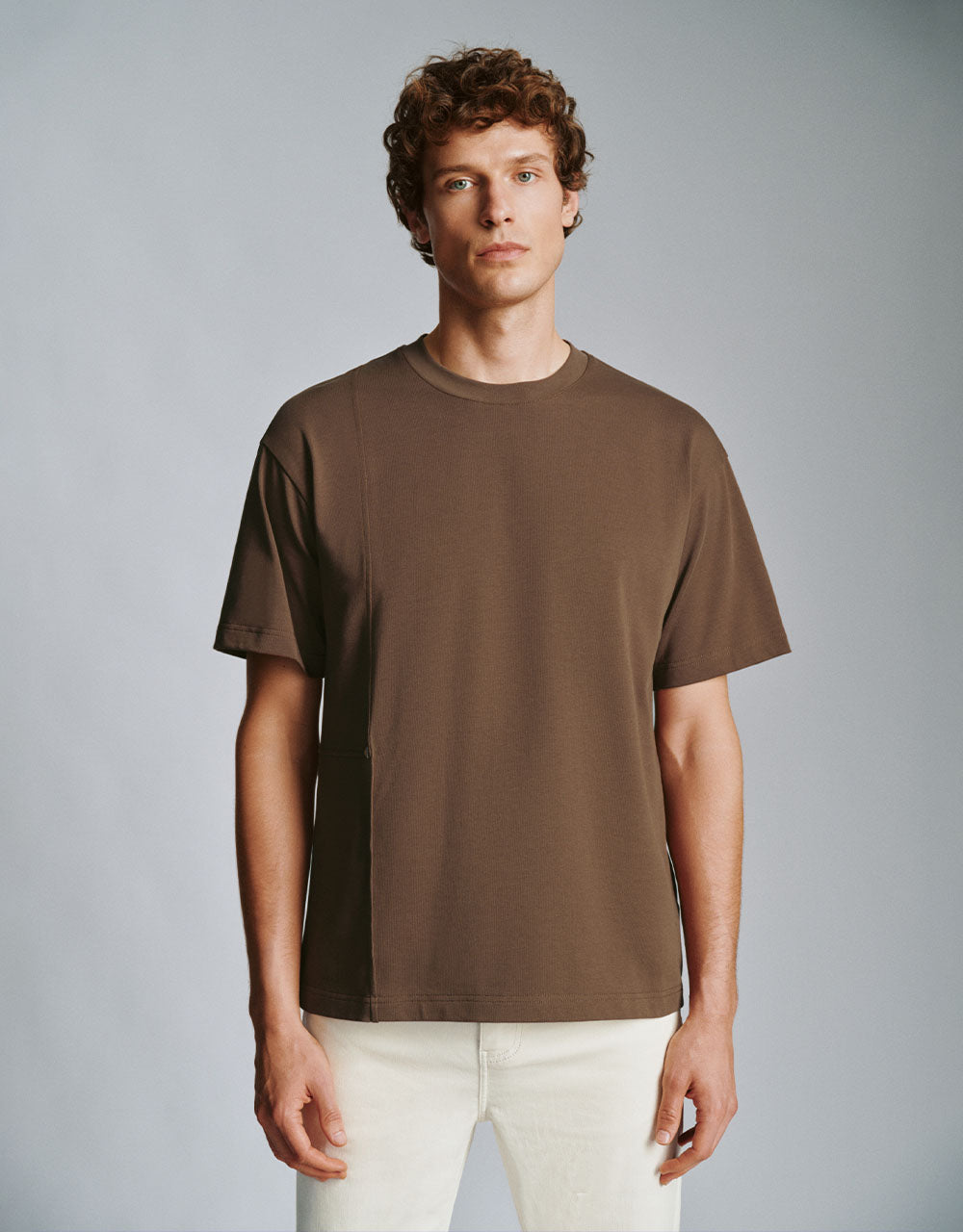 Crew Neck Straight T-Shirt