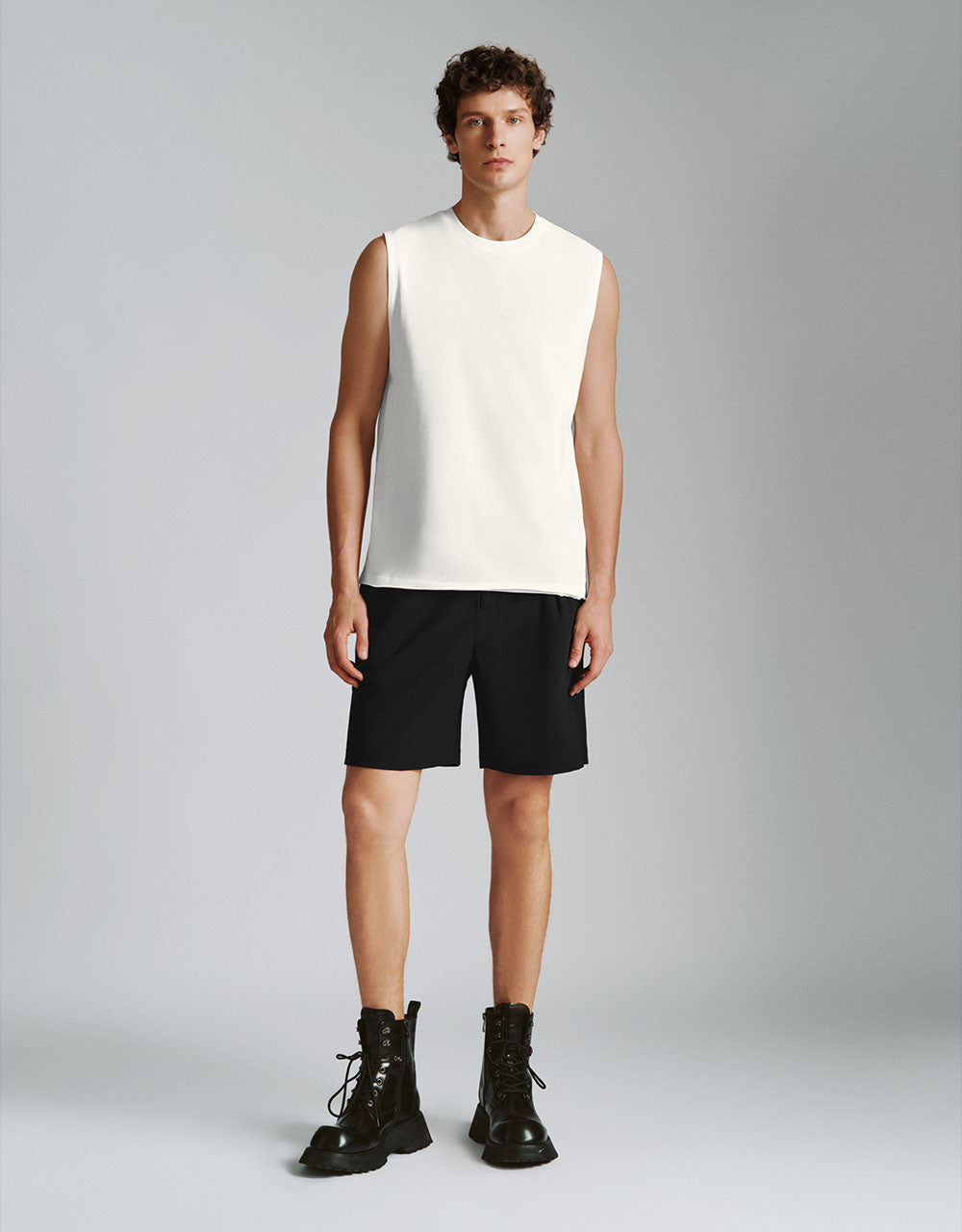 Crew Neck Loose Tank Top