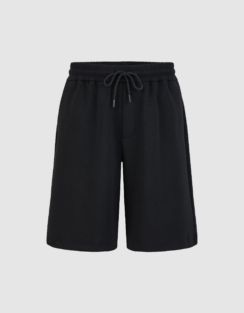 Drawstring Waist Loose Shorts