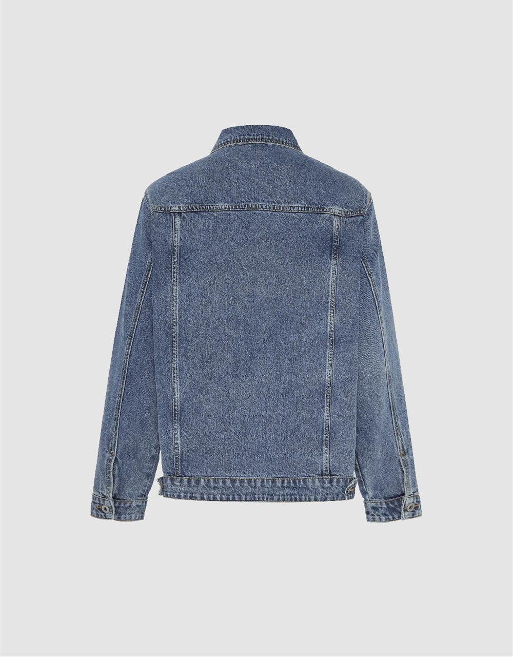 Drop Shoulder Sleeve Denim Jacket