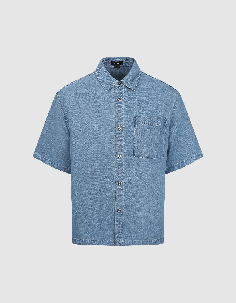 Button Up Loose Denim Shirt