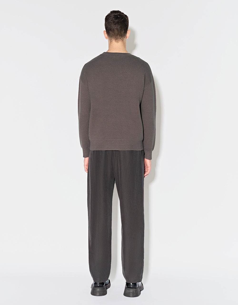 Letter Printed Knitted T-Shirt