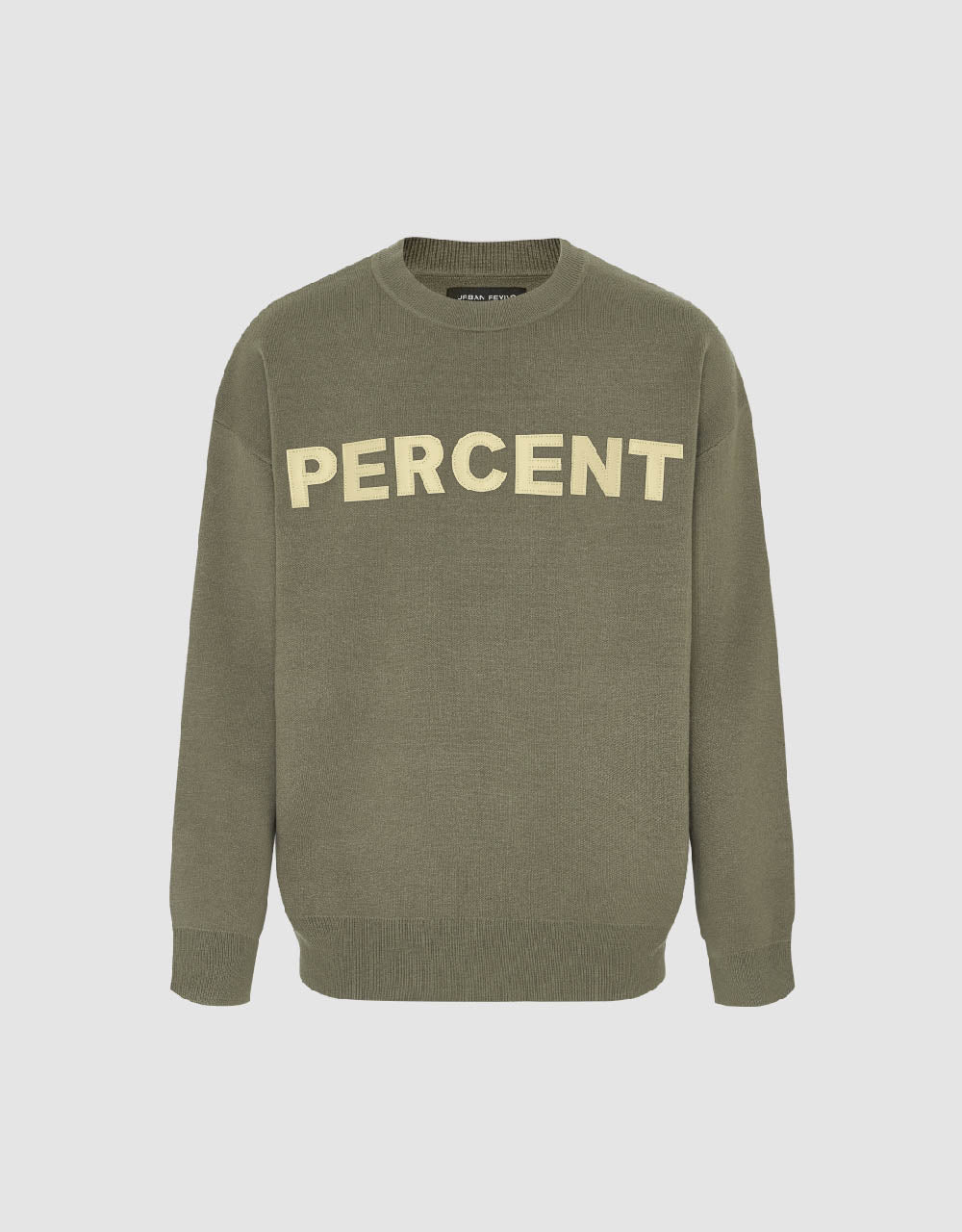 Letter Printed Knitted T-Shirt