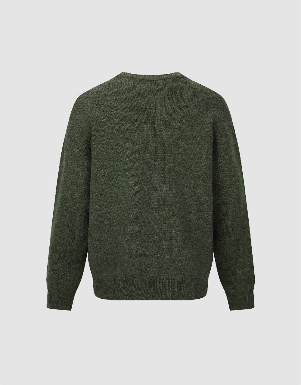 Letter Printed Crew Neck Knitted T-Shirt