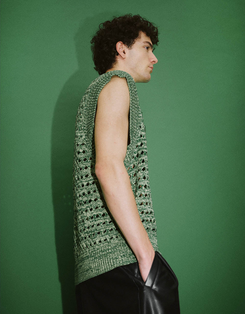 V-Neck Knitted Vest