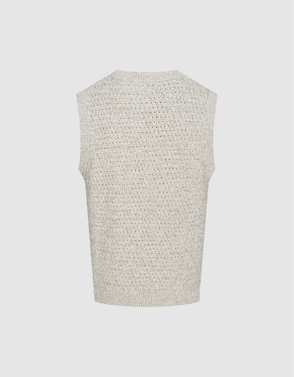 Crew Neck Knitted Tank Top