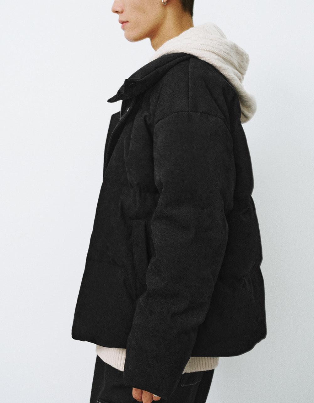 Stand Collar Straight Puffer Jacket