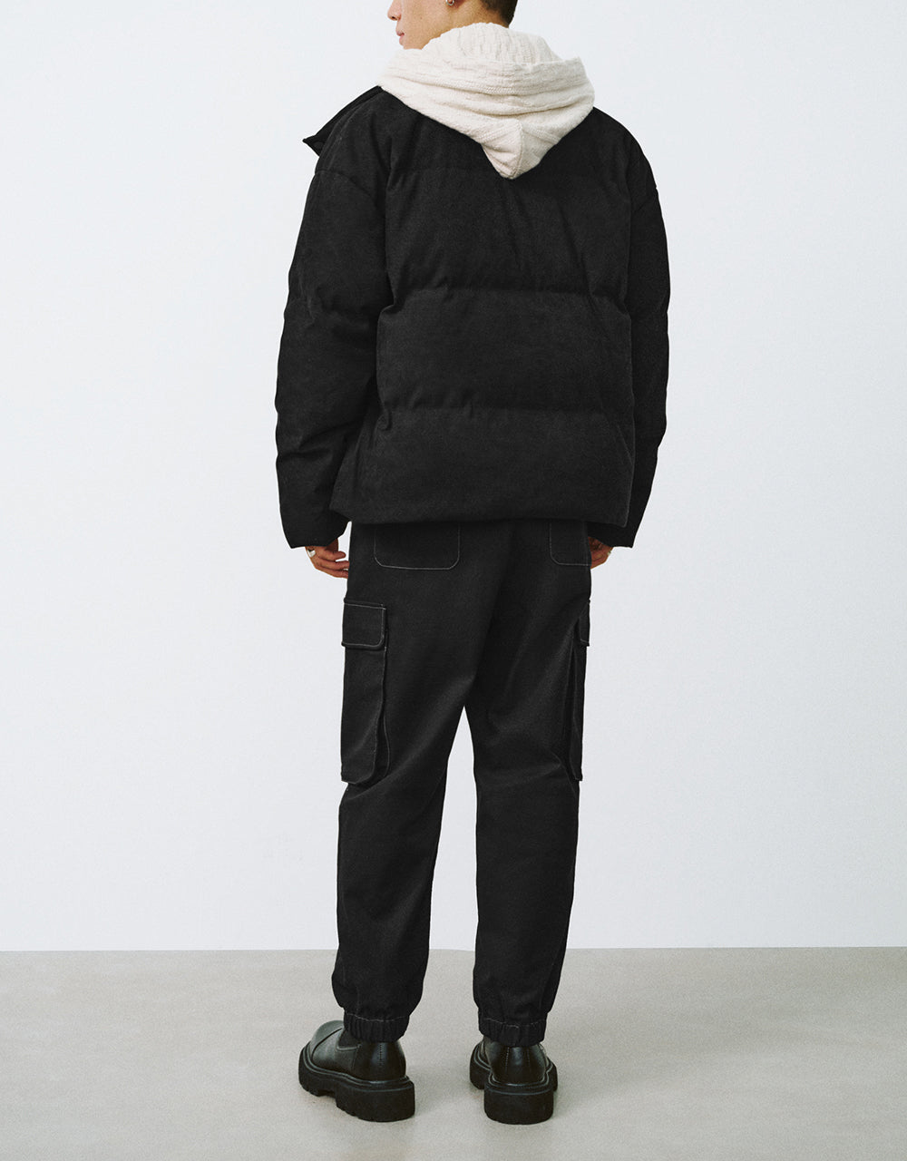 Stand Collar Straight Puffer Jacket