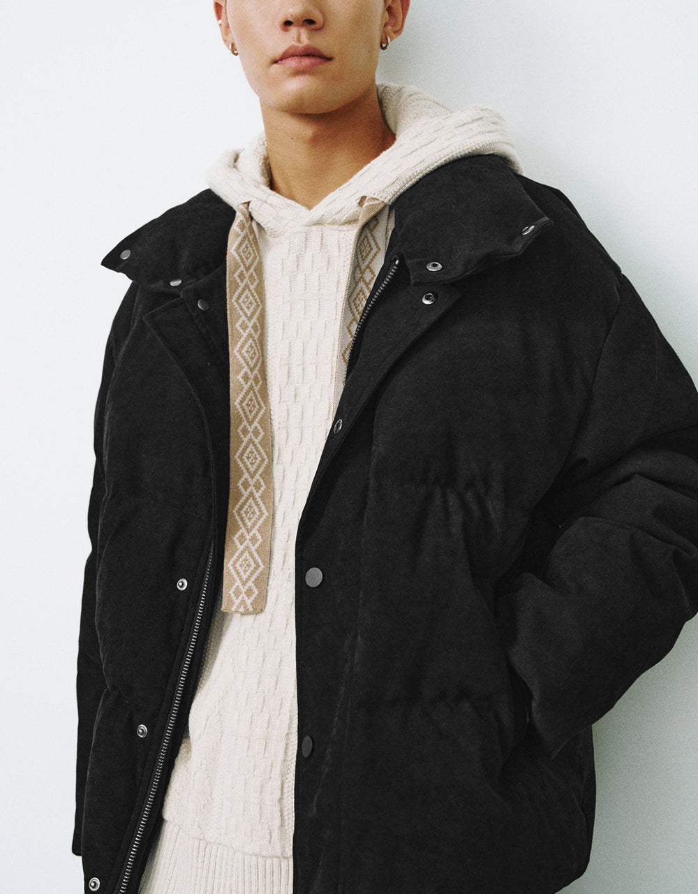 Stand Collar Straight Puffer Jacket