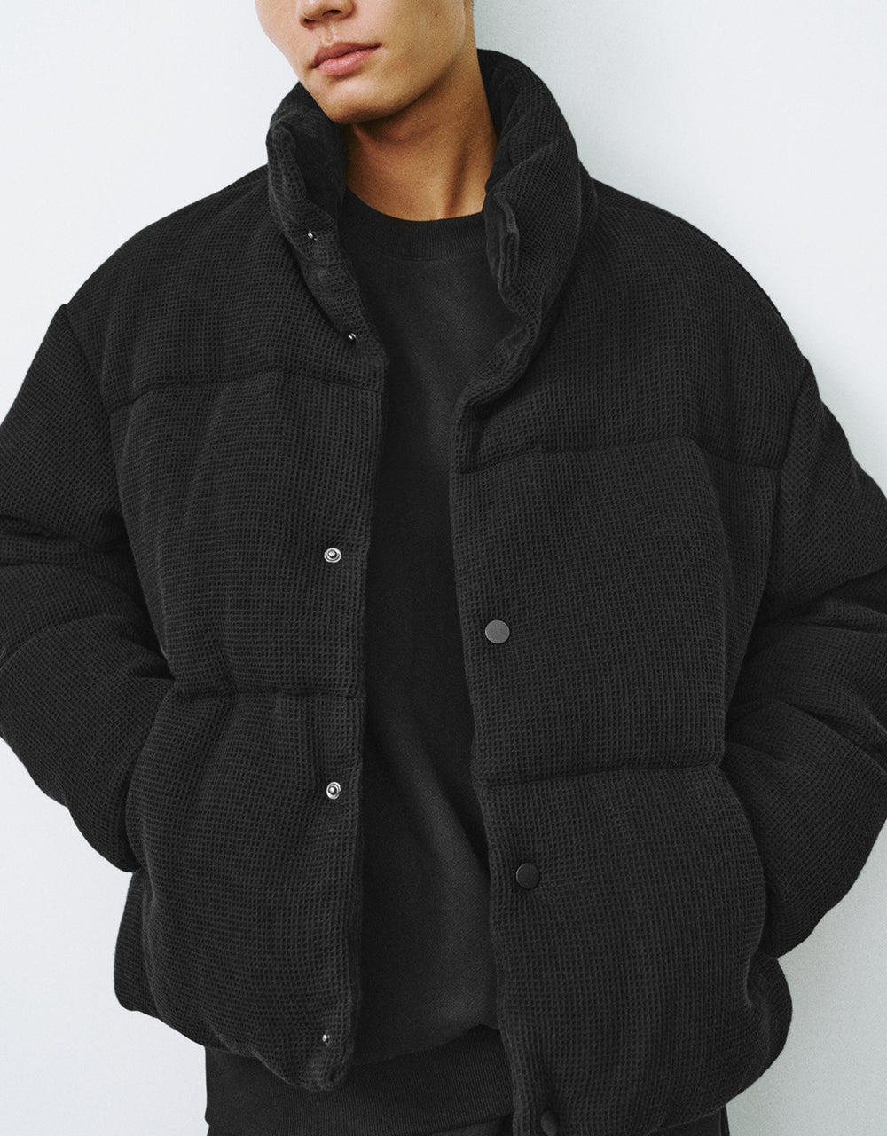 Stand Collar Straight Down Jacket