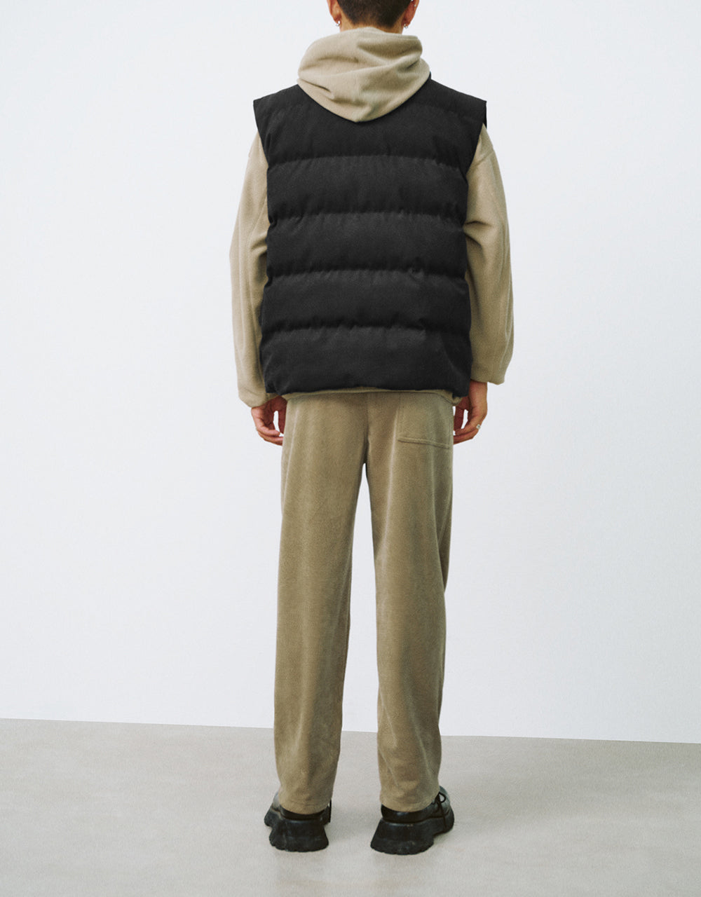 Stand Collar Puffer Waistcoat