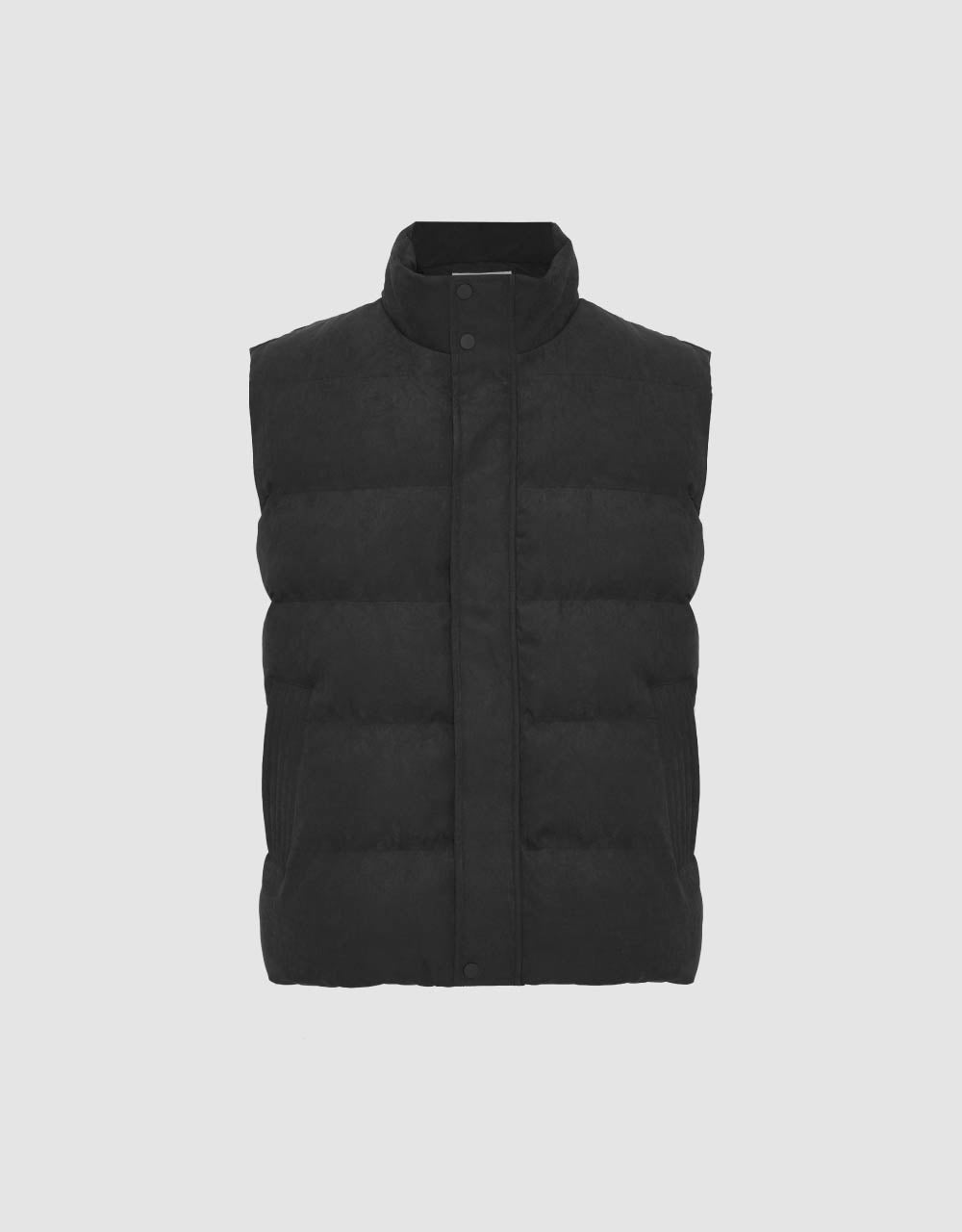 Stand Collar Puffer Waistcoat