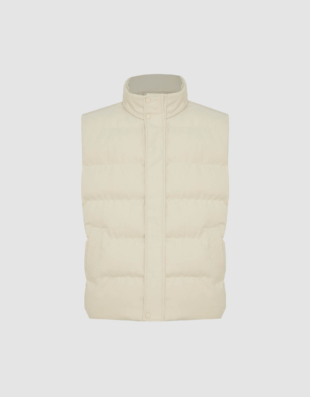 Stand Collar Puffer Waistcoat