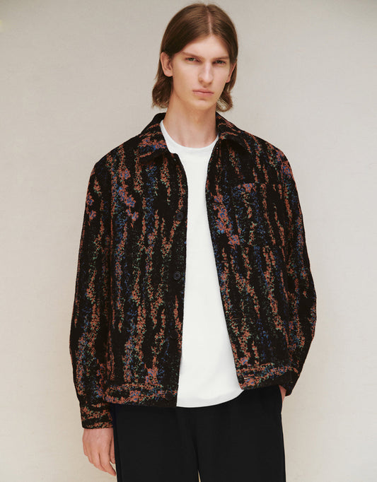 Straight Printed Jacket