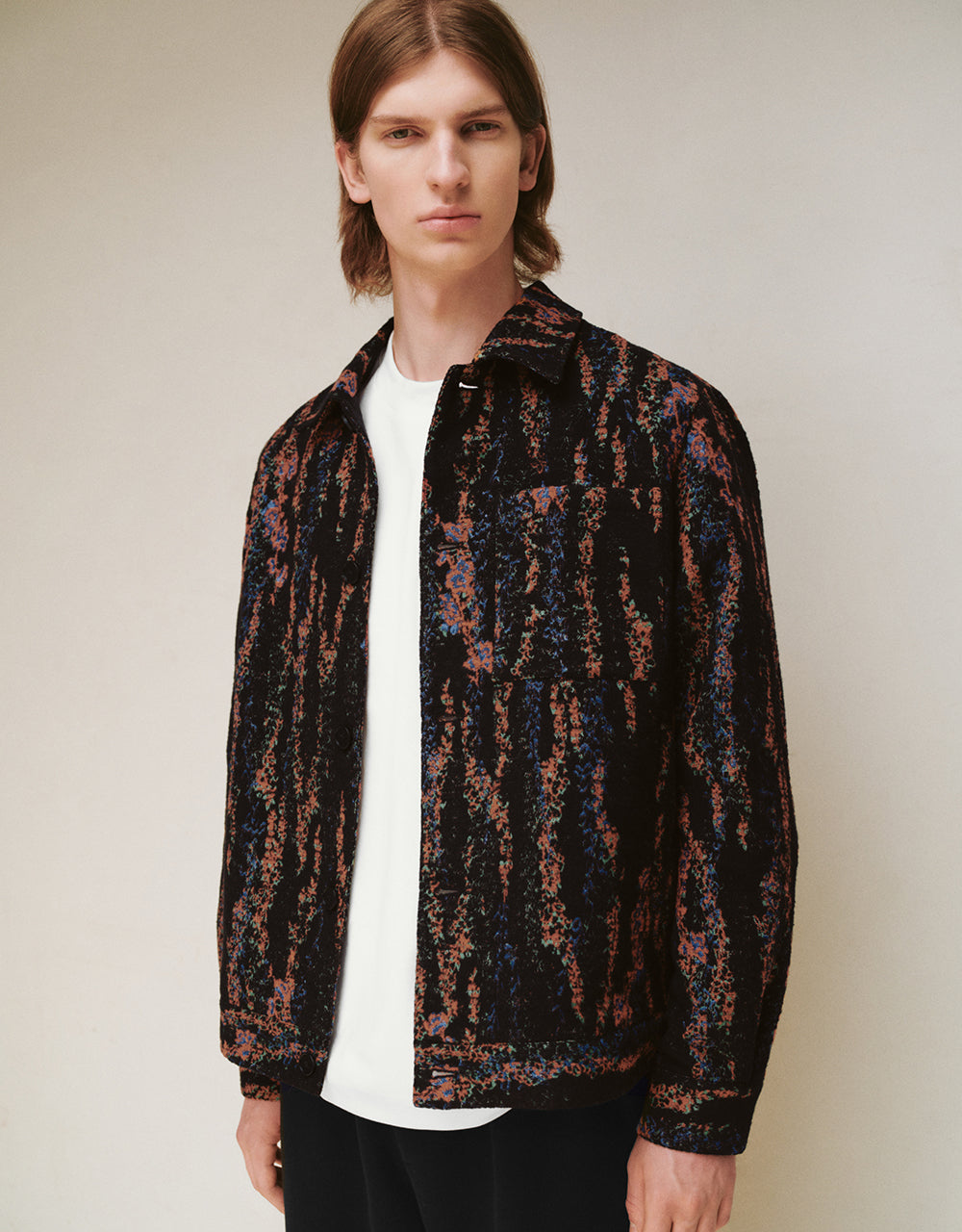 Straight Printed Jacket