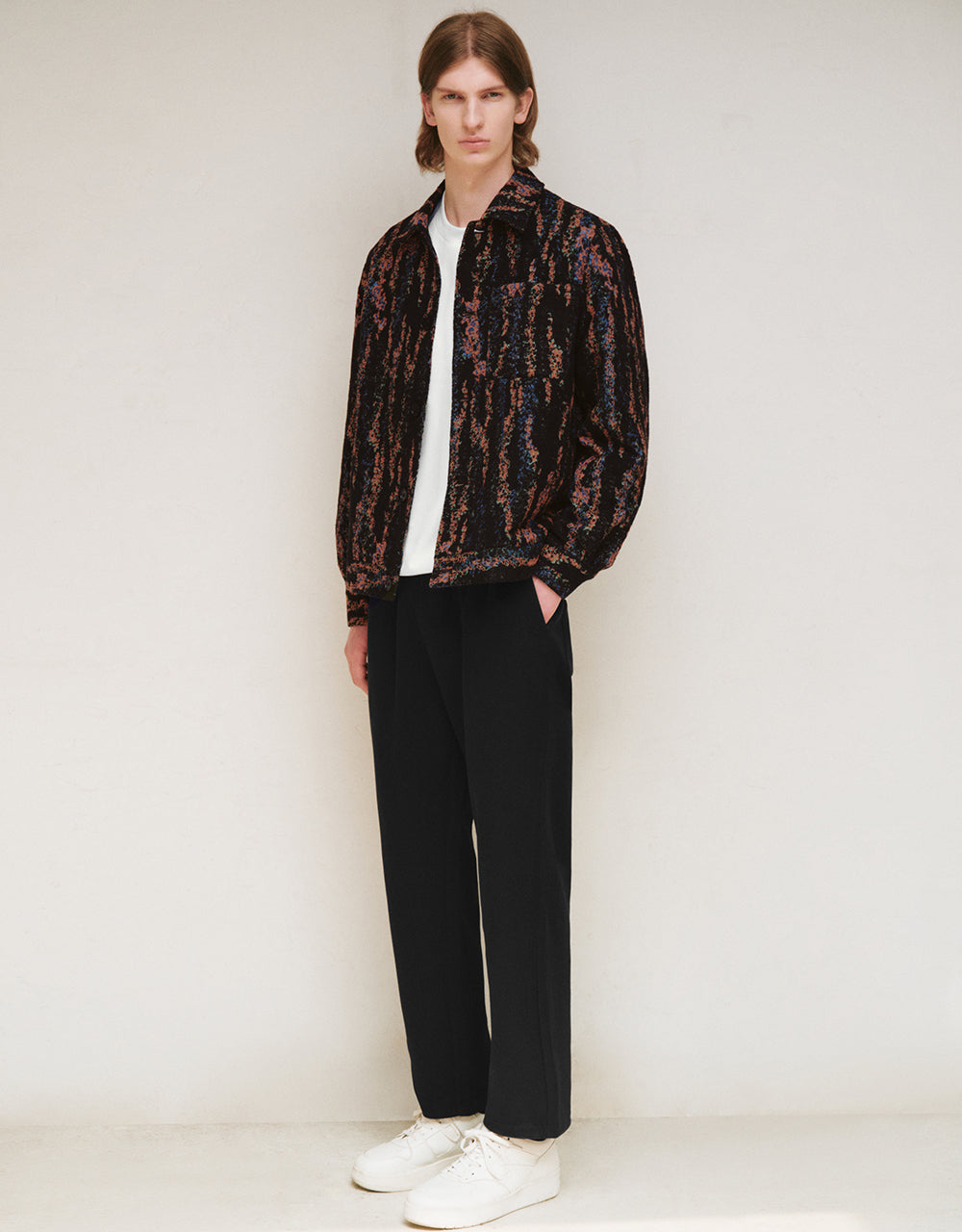 Straight Printed Jacket