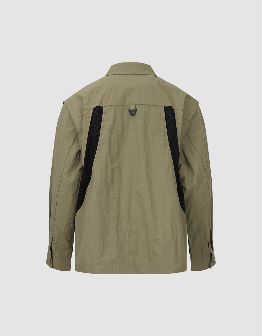 Zipper Front Straight Jacket