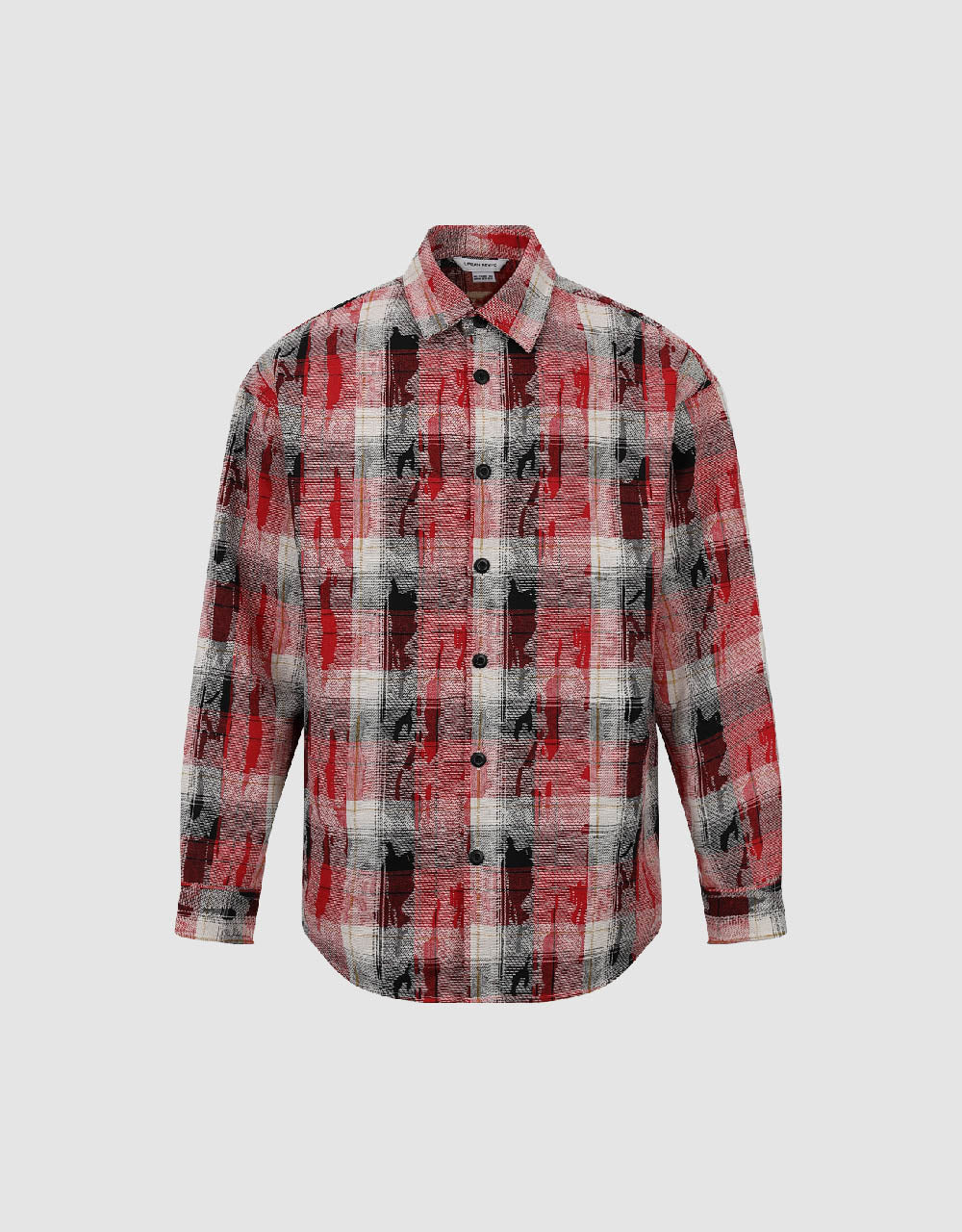 Button Up Plaid Loose Shirt