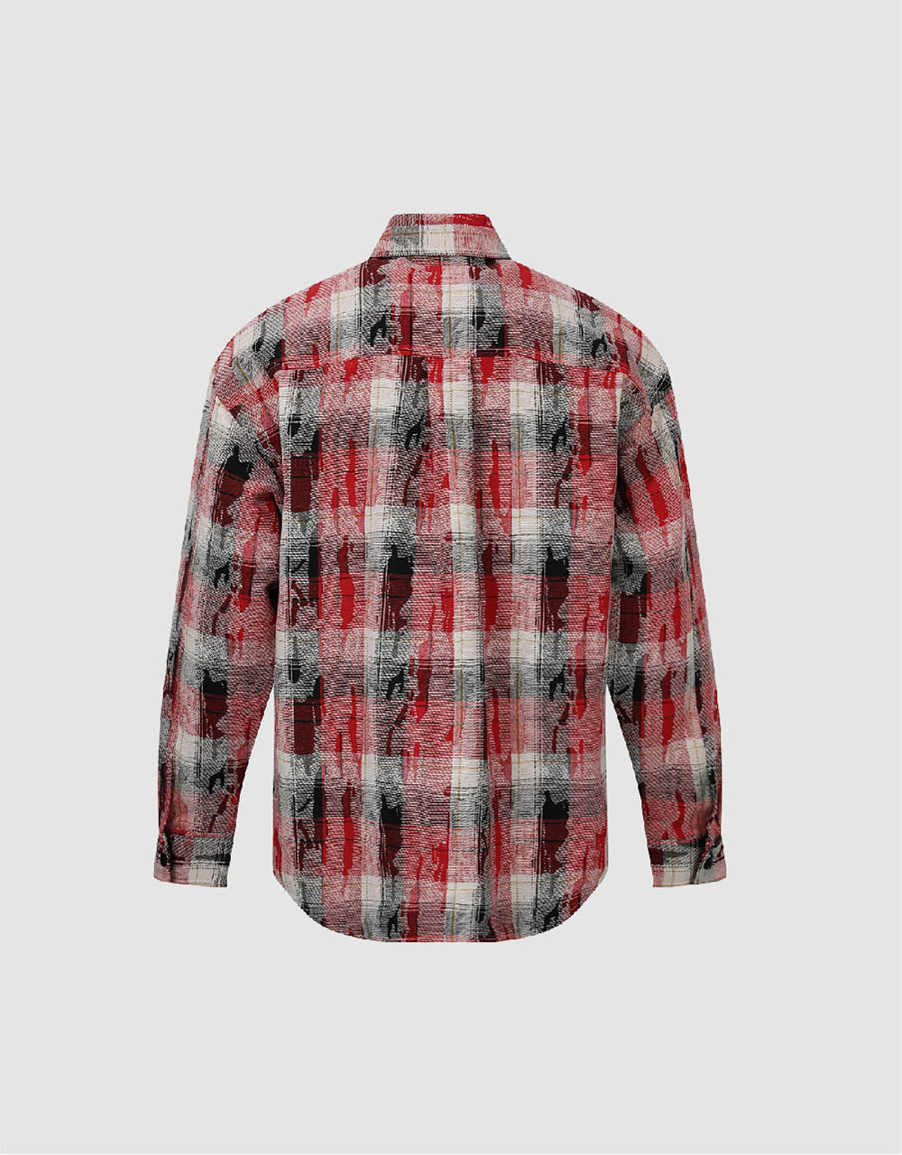 Button Up Plaid Loose Shirt