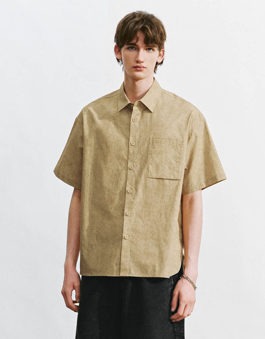 Button Up Loose Shirt