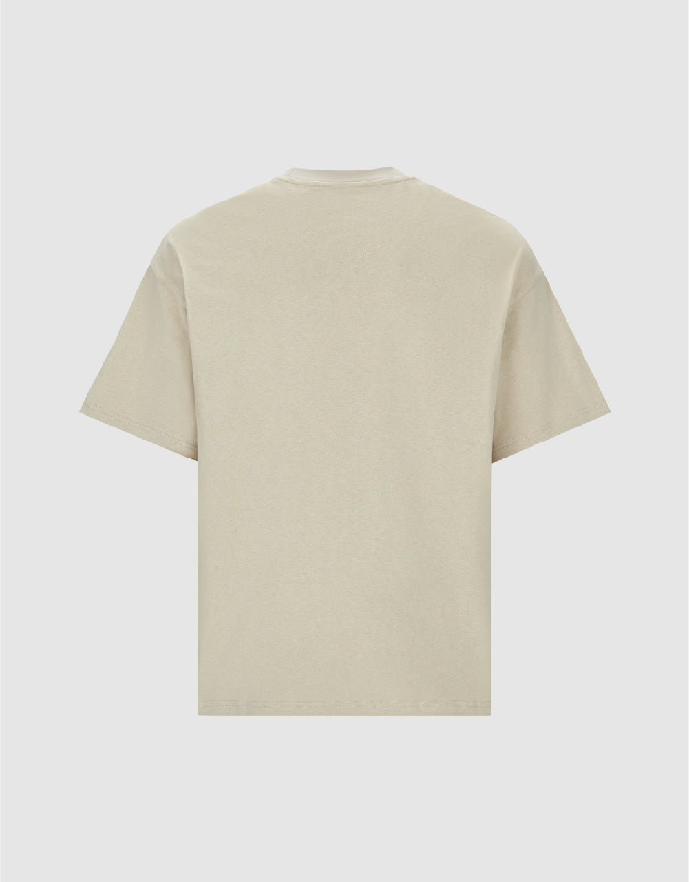 Drop Shoulder Sleeve Crew Neck T-Shirt