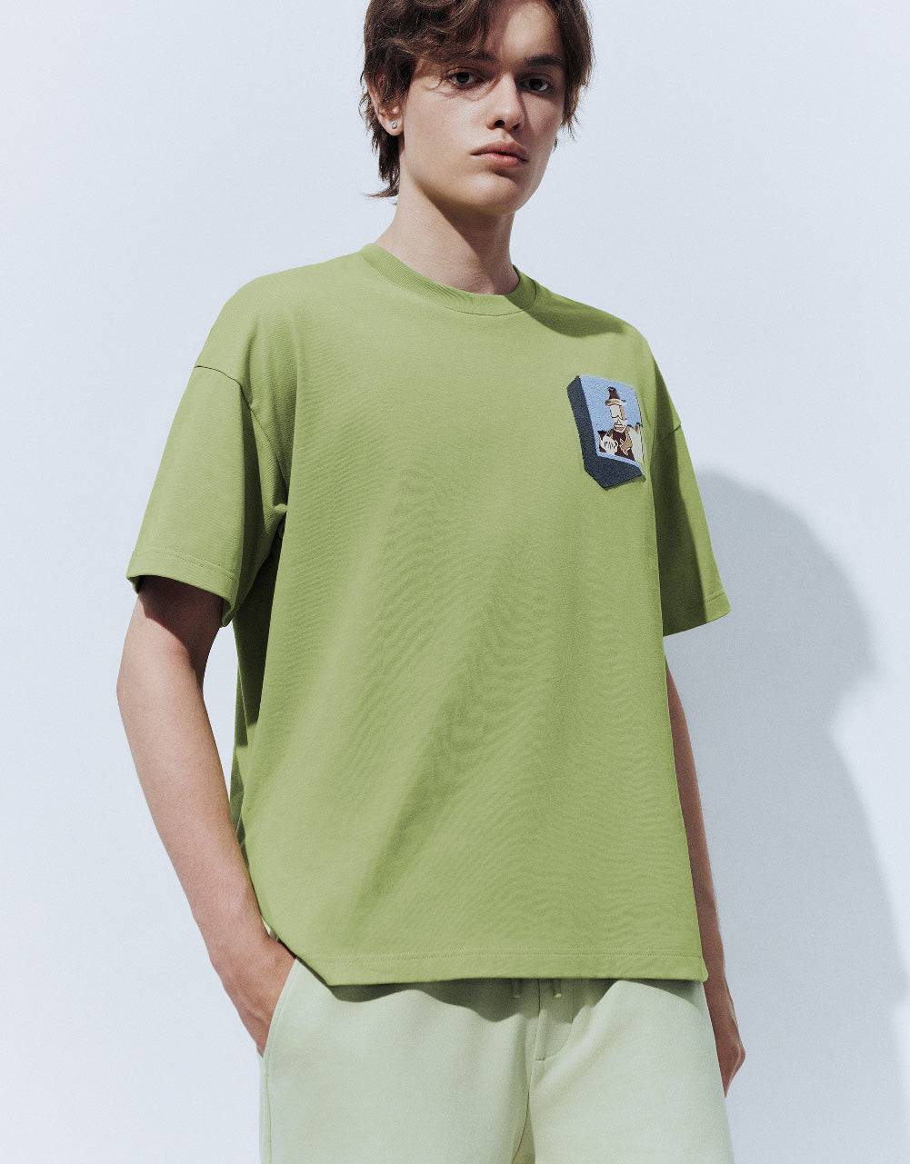 Drop Shoulder Sleeve  T-Shirt