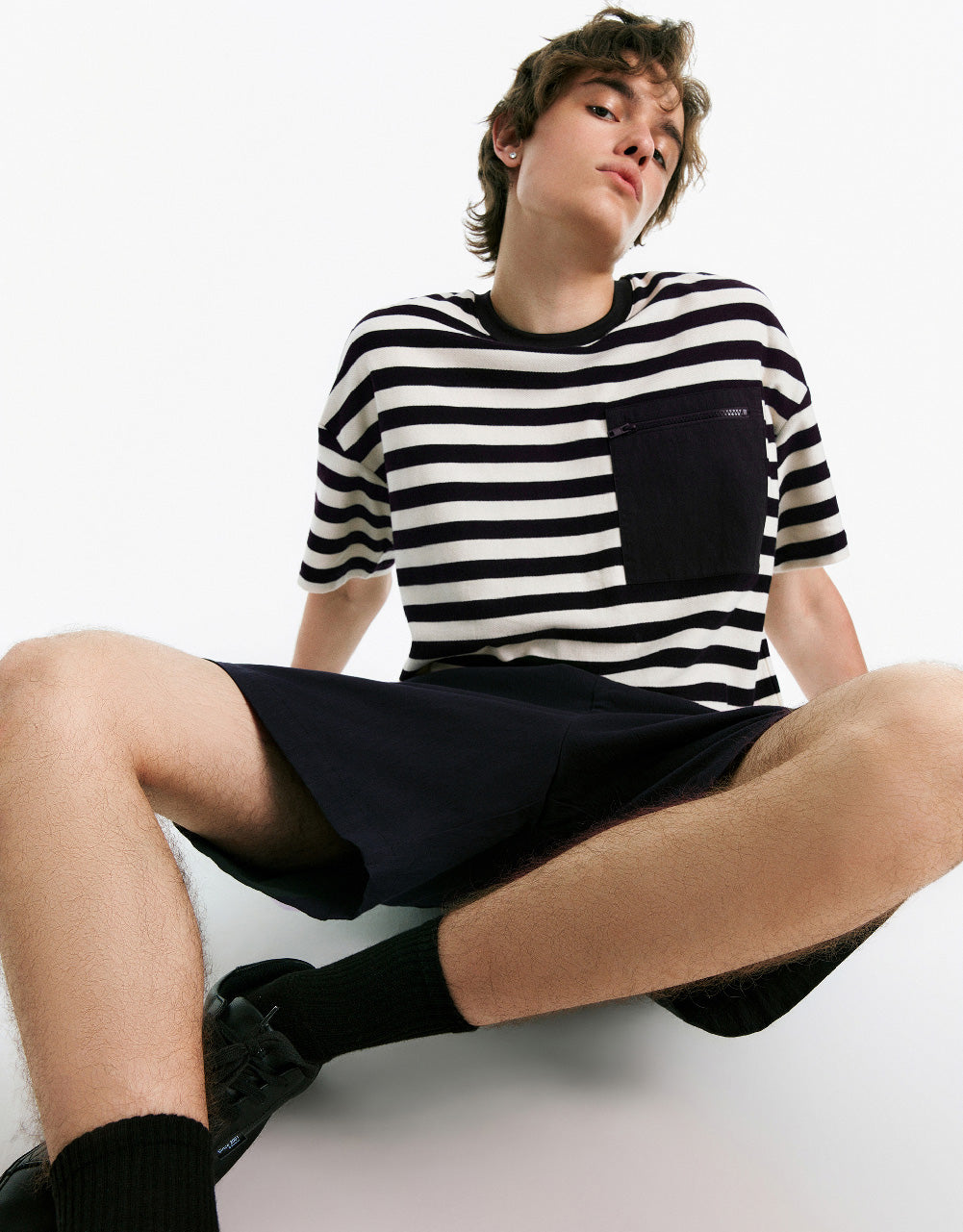 Striped Crew Neck T-Shirt