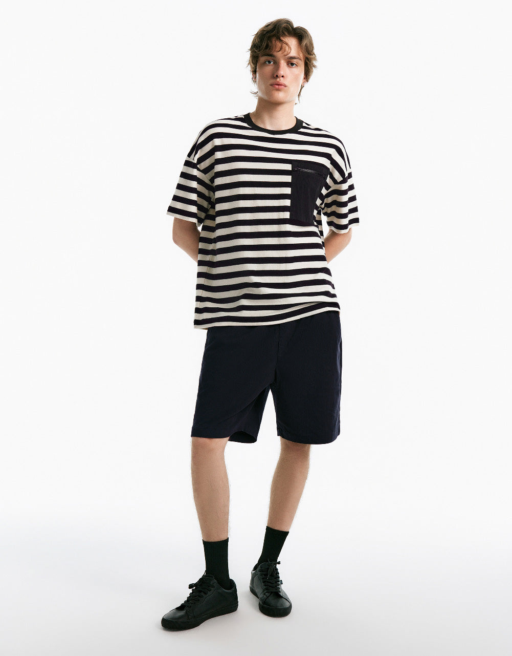 Striped Crew Neck T-Shirt