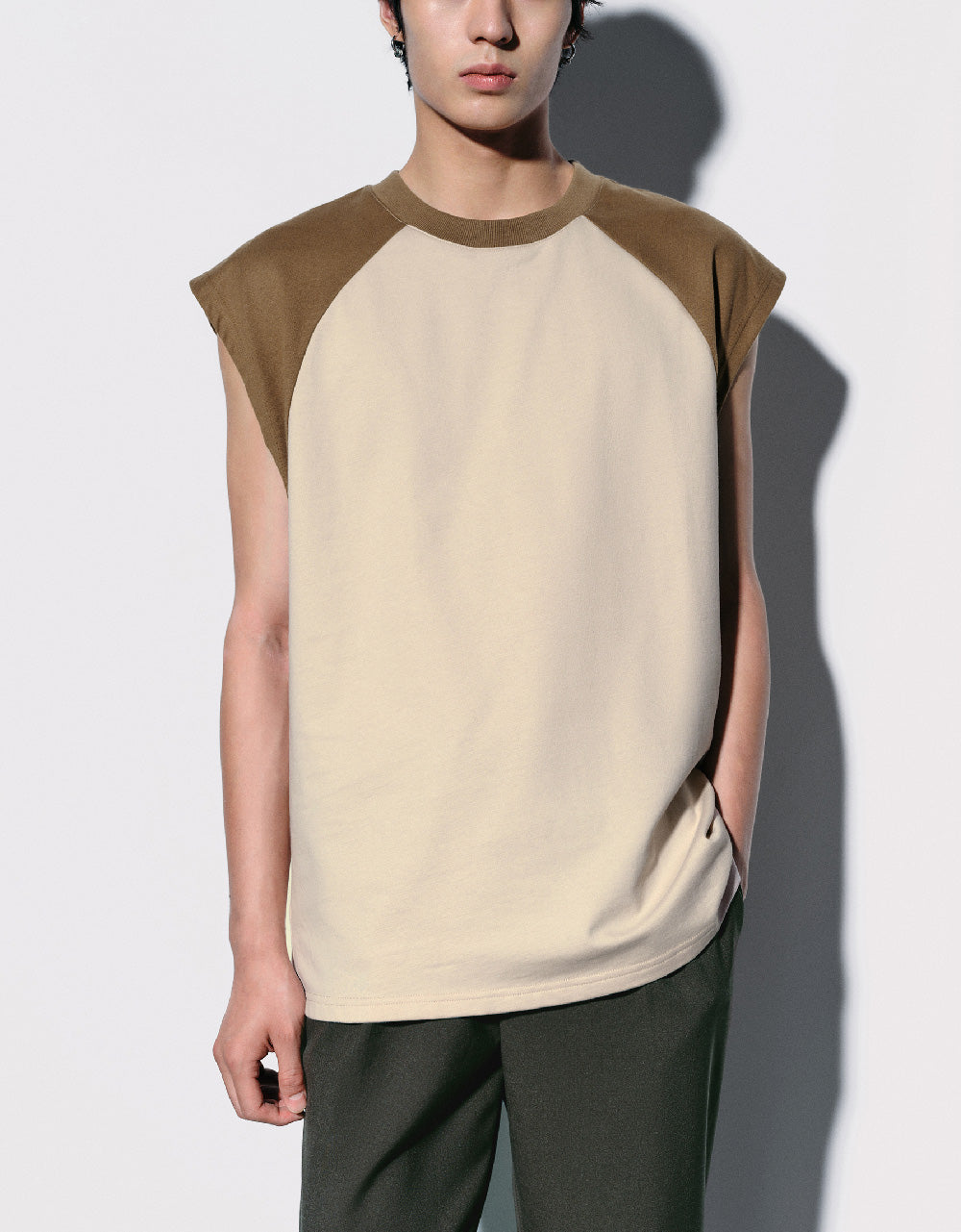 Crew Neck Loose Tank Top