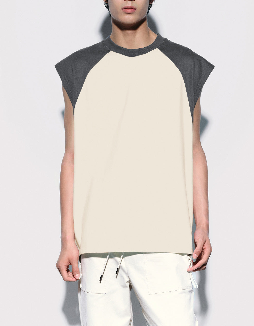 Crew Neck Loose Tank Top