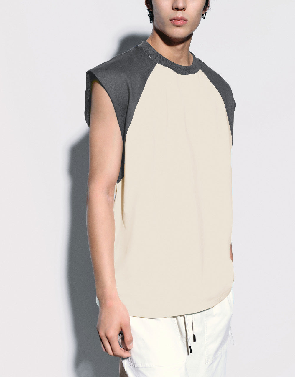 Crew Neck Loose Tank Top