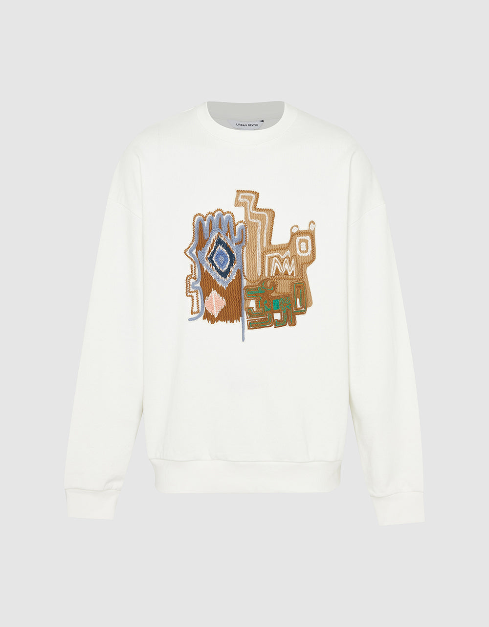 Printed Crew Neck Sweatshirt