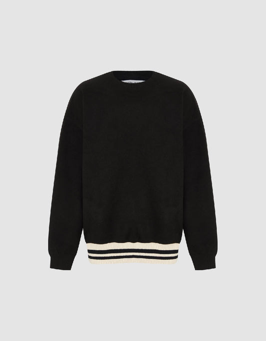 Two Toned Crew Neck Sweatshirt