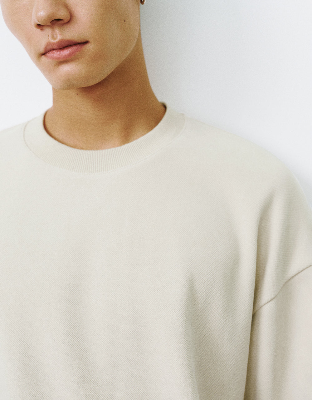 Crew Neck Loose Sweatshirt